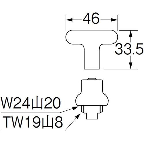 ＳＡＮＥＩ　共用水栓上部　PR16AS-13　1 個