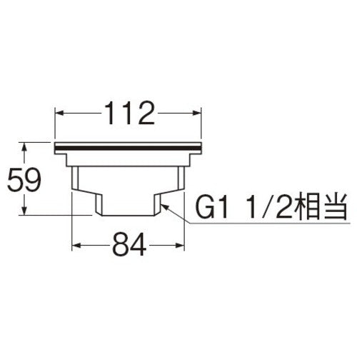 ＳＡＮＥＩ　流し排水栓　PH62-L　1 個