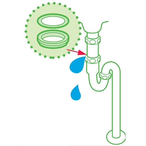 SANEI 배수 조절 패킹 PP40-41S-25 1개