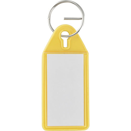 녹색 십자 키 홀더 명찰(소프트 케이스 타입) 황 SNF-Y 55×25mm 엔비 301023 1개