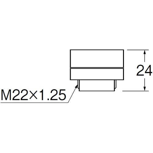 SANEI Aerator Adapter for Round Pipe PT35-52S 1 pc
