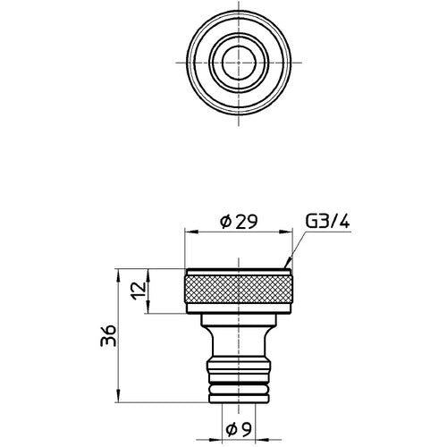 ＳＡＮＥＩ　金属製ネジニップル　PL60-21-20　1 個