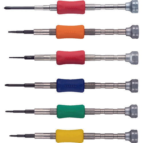 VESSEL 정밀 드라이버 세트 TD-56Y 6 사이즈 포함 TD-56Y 1 S