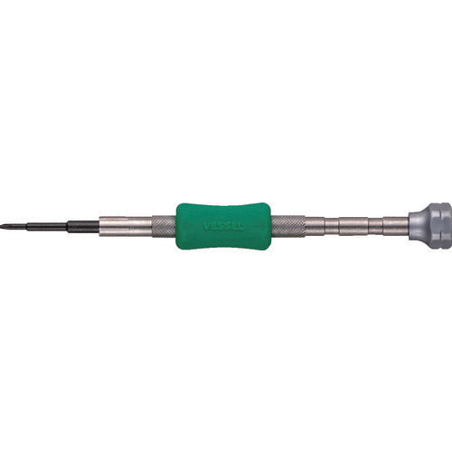 ＶＥＳＳＥＬ　精密マイクロスティックスドライバー　ＴＤ−５４　３ＵＬＲ−Ｆ　全長１０２ｍｍ　TD-54 3ULR-F　1 本