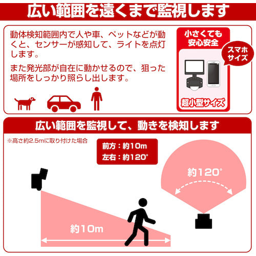 ELPA AC 센서 라이트 ESL-SS421AC 1대