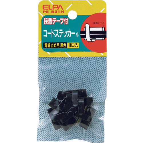 ELPA Code Sticker Small Black PE-B31H 1 PK