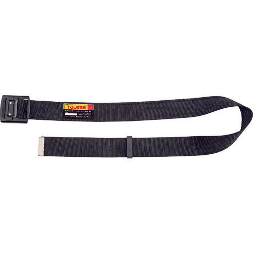 Tajima Waist Belt Aluminum One Finger Black Buckle Curved Medium Size BABCM125-BK 1 pc