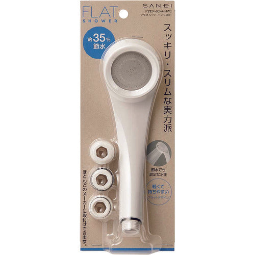 SANEI 플랫 샤워 헤드 절수 PS324-80XA-MW2 1 개