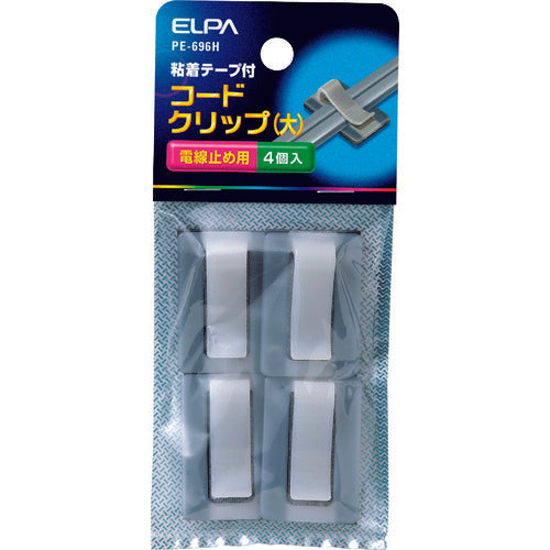 ELPA Cord Clip Large 4 pieces PE-696H 1 PK