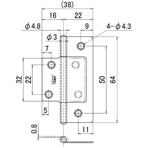 ARCH 플래시 64mm 앰버 TN4300-64AN 1장