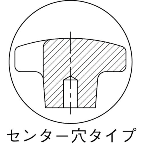 이마오 크로스 노브(센터 구멍) 80 CK80C 1개