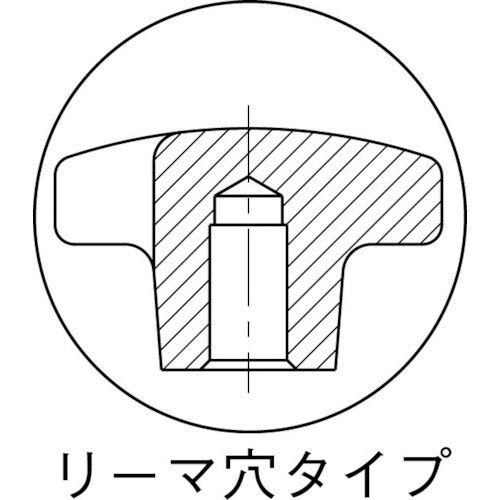 IMAO Cross Knob (Reamed Hole) 80 CK80R 1 pc