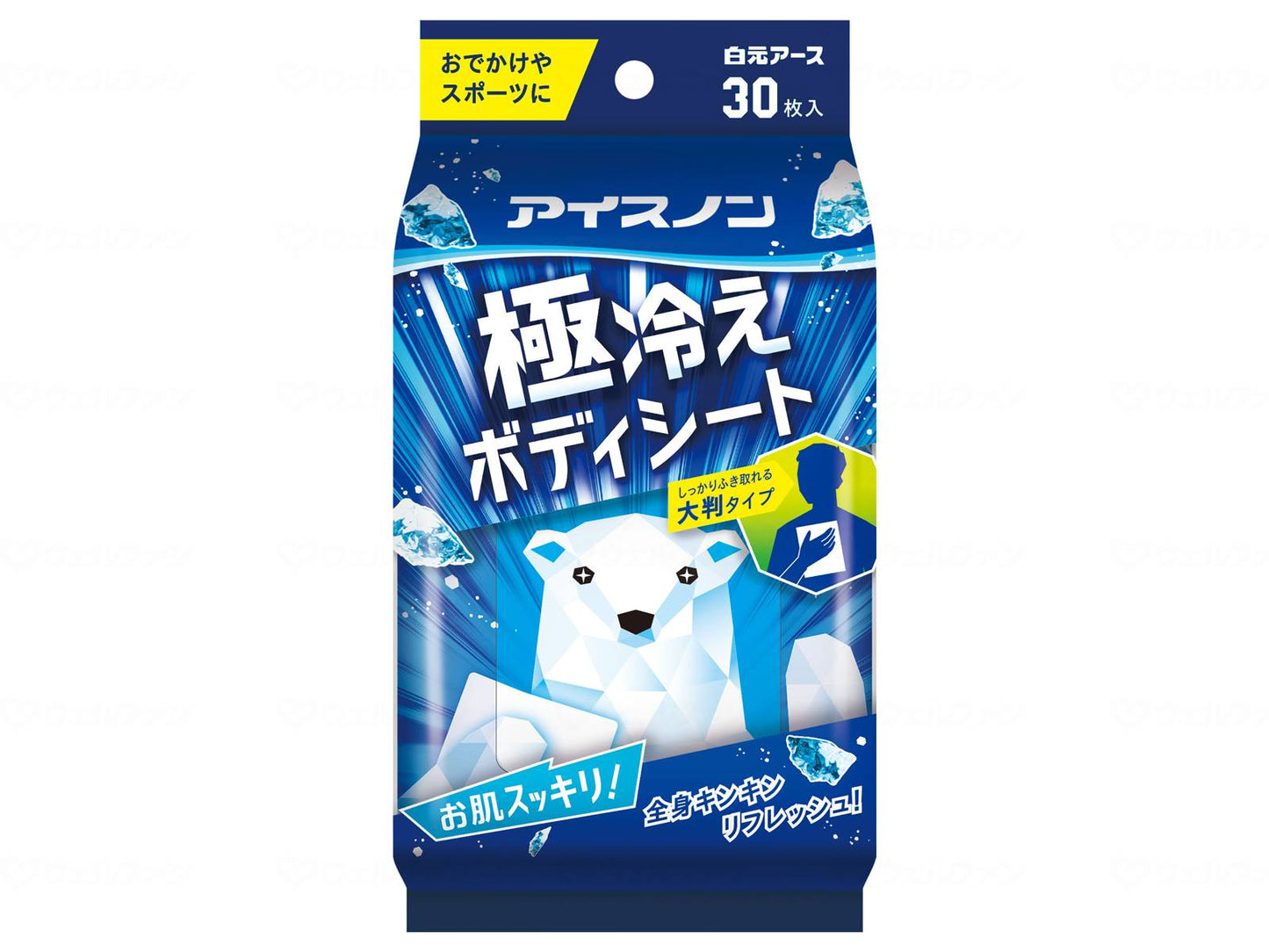 白元アースｱｲｽﾉﾝ　極冷えﾎﾞﾃﾞｨｰｼｰﾄ ｹｰｽ