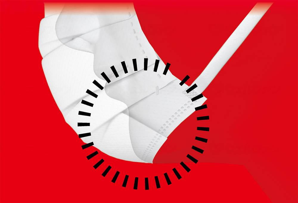 Hakugen Earth Comfort Guard Pro Pleated Type 5 Pieces Case Small