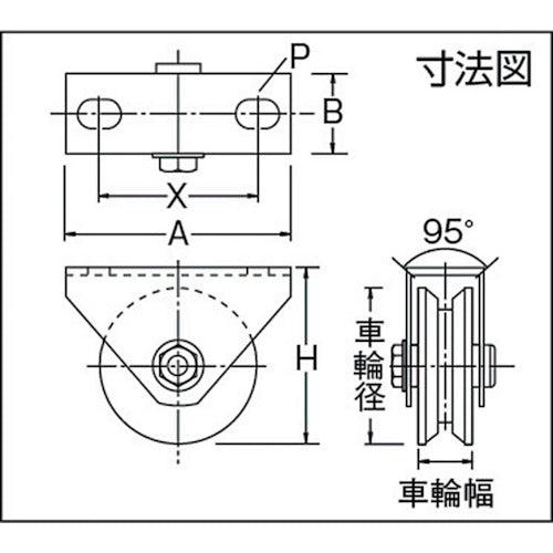 ＭＡＬＣＯＮ　マルコン枠付オールステンレス重量車　６０ｍｍ　Ｖ型　S-3000-60　1 個