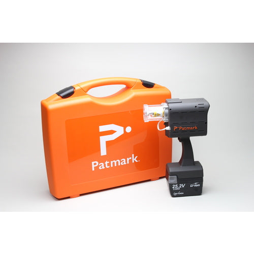 トーチョーマーキン　刻印機　Ｐａｔｍａｒｋ−ｍｉｎｉ　バッテリーセット　オレンジ　PM-MINI-BA-OR　1 式