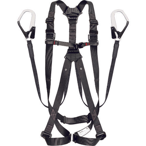 Tajima Harness GS Flat Rope Double L1 Set Black M Size A1GSMFR-WL1BK 1 pc