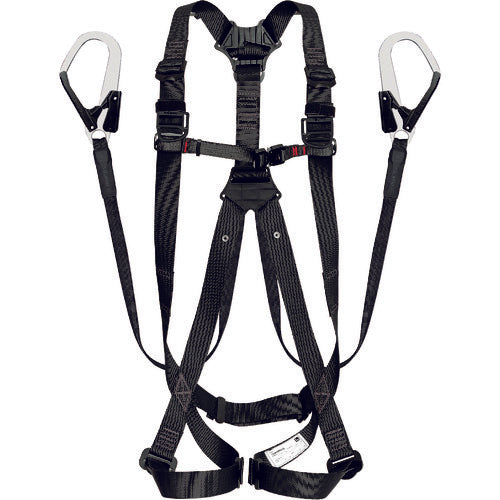 Tajima Harness GS Flat Rope Double L1 Set Black L Size A1GSLFR-WL1BK 1 pc