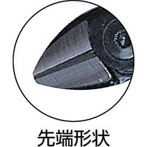 バーコ　強力型軟・硬線両用ニッパー　銅線切断Φ３．７ｍｍ　全長１４０ｍｍ　2101G-140　1 丁
