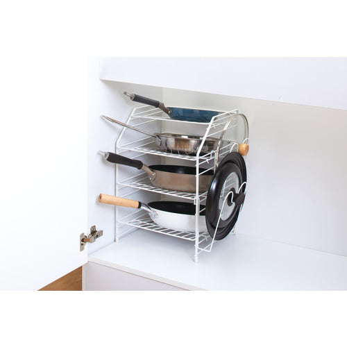 ＴＥＮＭＡ　ＦＶシンク下フライパンラック４段　811000649　1 個