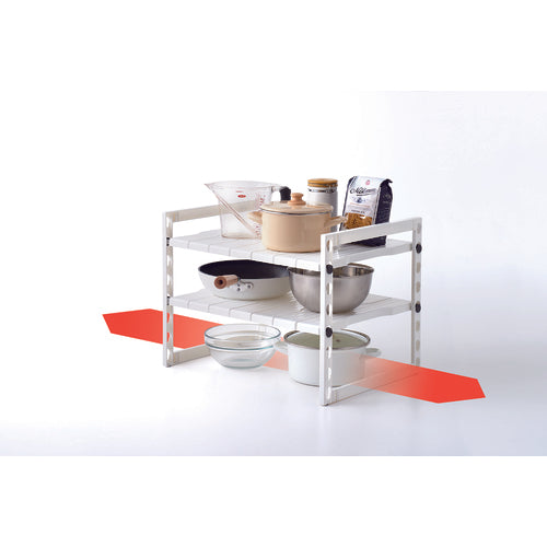 ＴＥＮＭＡ　ファビエ２　シンク下伸縮式ラック（ワイド）　110010764　1 個