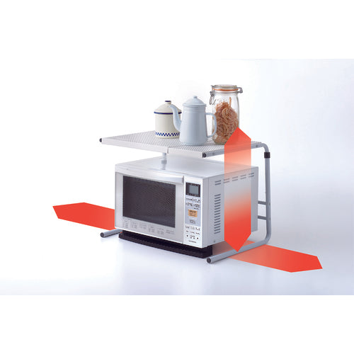 ＴＥＮＭＡ　ファビエ２　電子レンジラック（伸縮式）　811000656　1 個