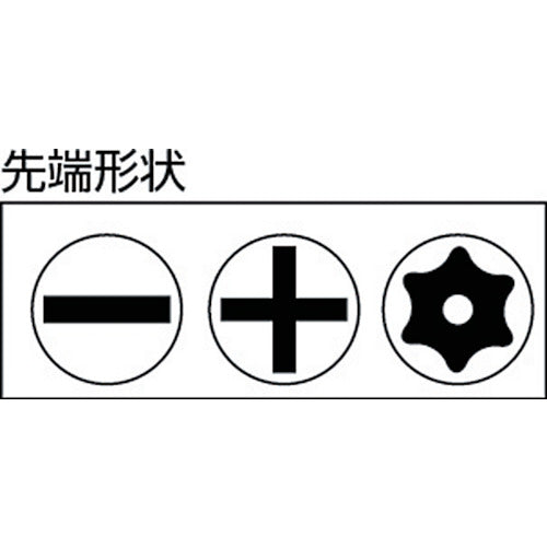 ＶＥＳＳＥＬ　トルクス板ラチェッドライバー　Ｎｏ．ＴＸ−１１（ビット１０本組）　TX-11　1 Ｓ