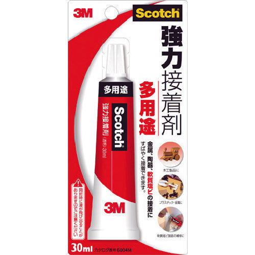 ３Ｍ　スコッチ　強力接着剤　多用途　３０ｍｌ　6004M　1 本