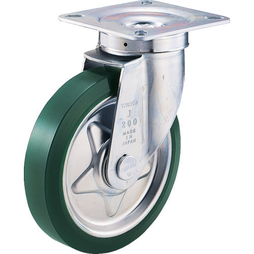 TRUSCO Pressed Urethane Caster, Swivel, Φ150, TUJ-150, 1 pc