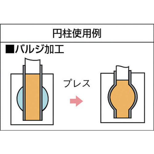 ＴＲＵＳＣＯ　ウレタンゴム　円柱　Φ１０Ｘ５００ｍｍ　OUE01000-05　1 本