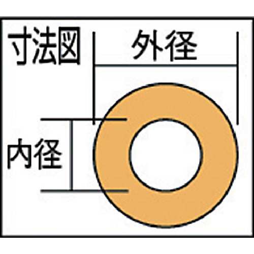 ＴＲＵＳＣＯ　ウレタンゴム　パイプ　外径Φ２０　内径Φ８．０　長さ５００ｍｍ　OUP02007-05　1 本