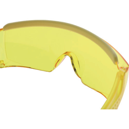 ＴＲＵＳＣＯ　一眼型セーフティグラス　上ひさしサイド付　黄　GS-180N　1 個