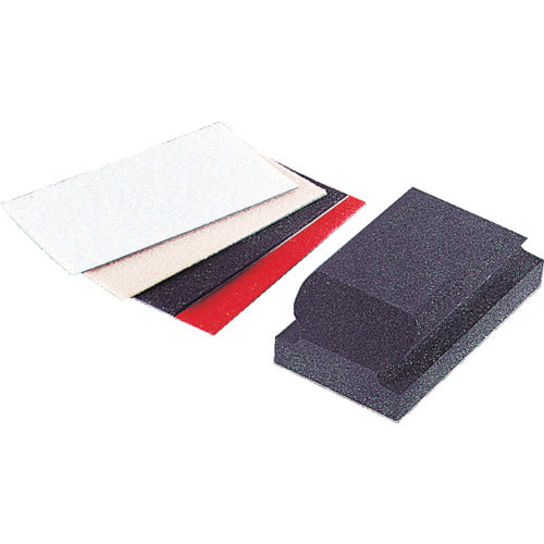 ＴＲＵＳＣＯ　【売切廃番】ダイヤハンドラッパーセット　パッド、替シート各１枚（＃８０・＃１８０、＃３２０・＃４００）　GDA-5ST　1 Ｓ