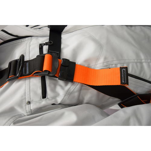 TRUSCO Full Harness Elastic Lanyard Set of 2 Size L TFHWR-L 1 Piece
