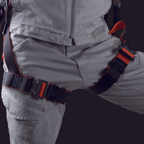 TRUSCO Full Harness Elastic Lanyard Set of 2 Size L TFHWR-L 1 Piece