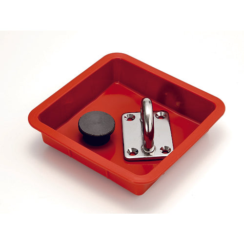 TRUSCO [Sold out and discontinued] Silicone tray, square, inner diameter 127 x 127 x H34 SLTS-127127 1 unit