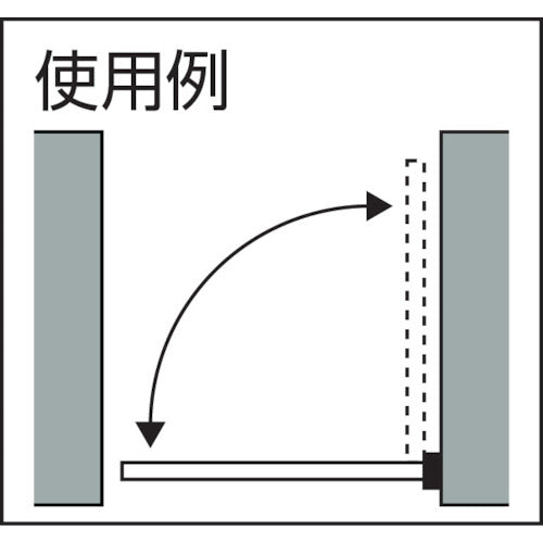 TRUSCO 스테인리스제 자유 경첩 편개 전장 76mm (2개입) FH76-SUS-A 1상자