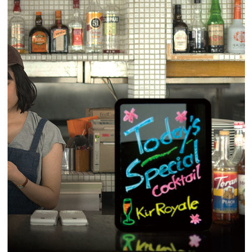 ＫＩＮＧ　ＪＩＭ　光る掲示板　黒　HK10-BK　1 個