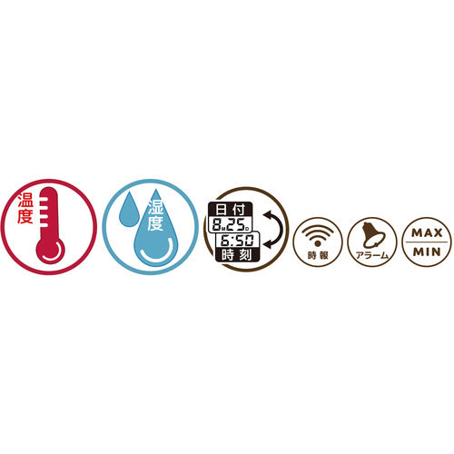 ＣＵＳＴＯＭ　デジタル温湿度計　CTH-230　1 個