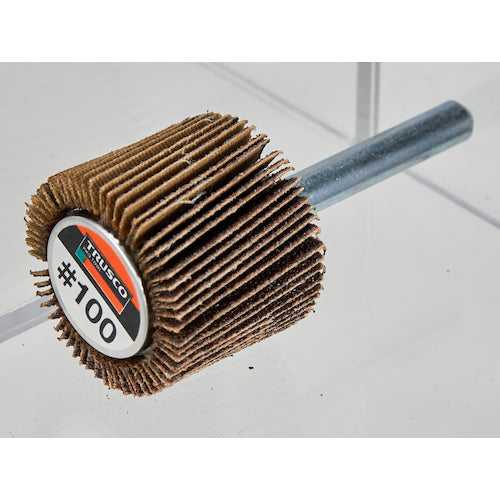 TRUSCO Miracle Flap Wheel Outer Diameter 30 x Thickness 25 x Shaft 6 5 Pieces #400 400# MR3025 1 Box