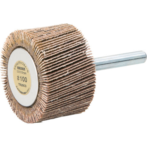 TRUSCO Miracle Flap Wheel Outer Diameter 40 x Thickness 25 x Shaft 6 5 Pieces #100 100# MR4025 1 Box