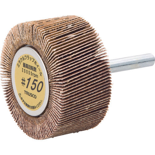 TRUSCO Miracle Flap Wheel Outer Diameter 50 x Thickness 25 x Shaft 6 5 Pieces #150 150# MR5025 1 Box