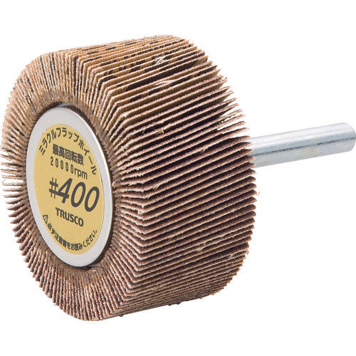 TRUSCO Miracle Flap Wheel Outer Diameter 50 x Thickness 25 x Shaft 6 5 Pieces #400 400# MR5025 1 Box