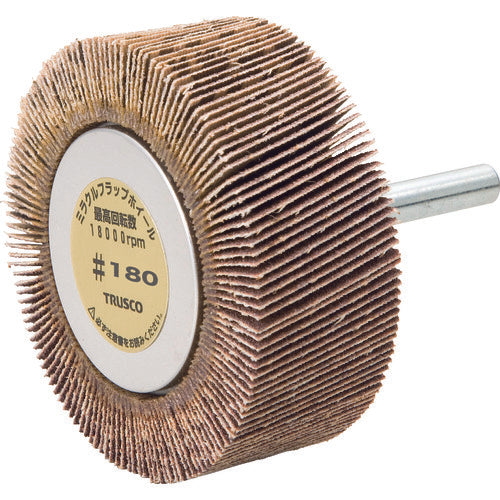 TRUSCO Miracle Flap Wheel Outer Diameter 60 x Thickness 25 x Shaft 6 5 Pieces #180 180# MR6025 1 Box