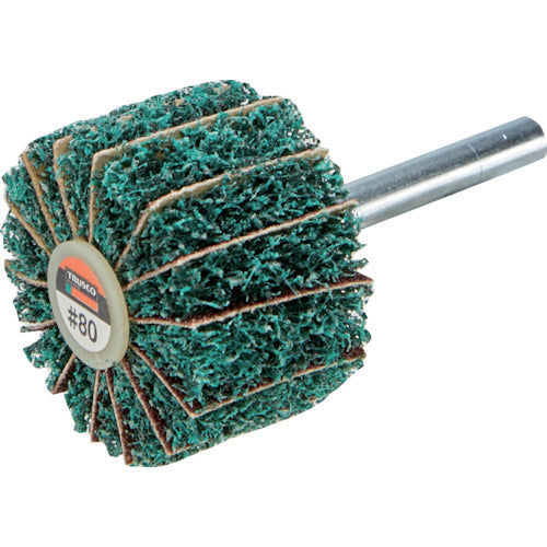 ＴＲＵＳＣＯ　ナイロンミックスホイール　外径４０Ｘ厚２５Ｘ軸６　８０♯（５個入）　FM4025-80　1 箱