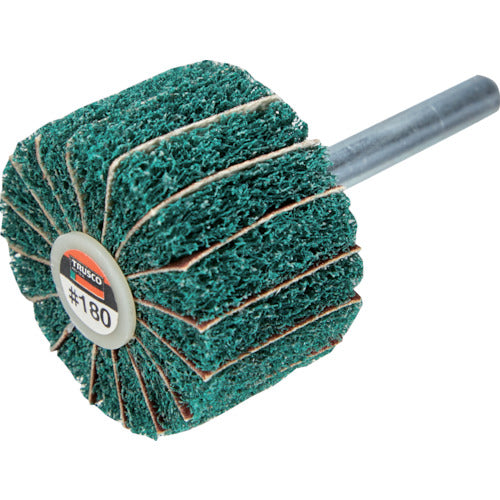 ＴＲＵＳＣＯ　ナイロンミックスホイール　外径４０Ｘ厚２５Ｘ軸６　１８０♯　５個入　FM4025-180　1 箱