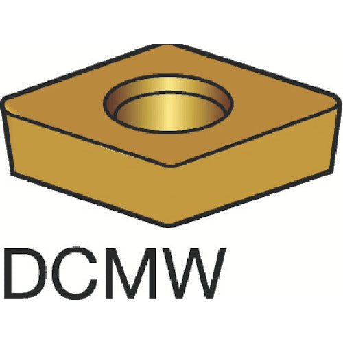 サンドビック　コロターン１０７　旋削用ポジチップ（１３０）　Ｈ１３Ａ　DCMW 11 T3 04　10 個