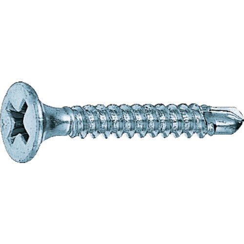 TRUSCO Drill Screw Trumpet Unichrome M3.5X32 69pcs SJ-32 1 PK