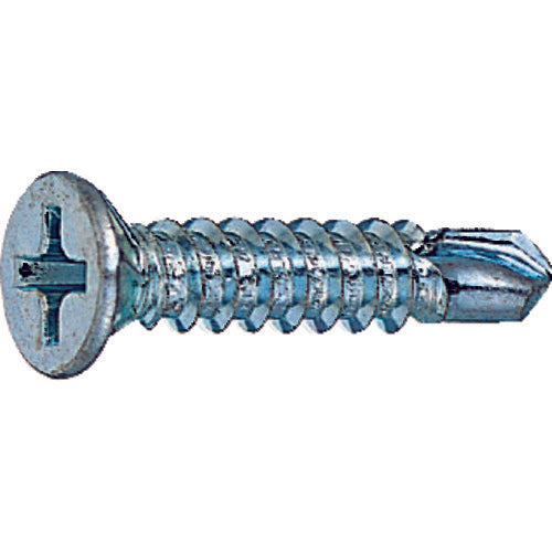TRUSCO Drill Screw Flexible Nickel-plated M3.8X19 76pcs FSJ-19 1PK