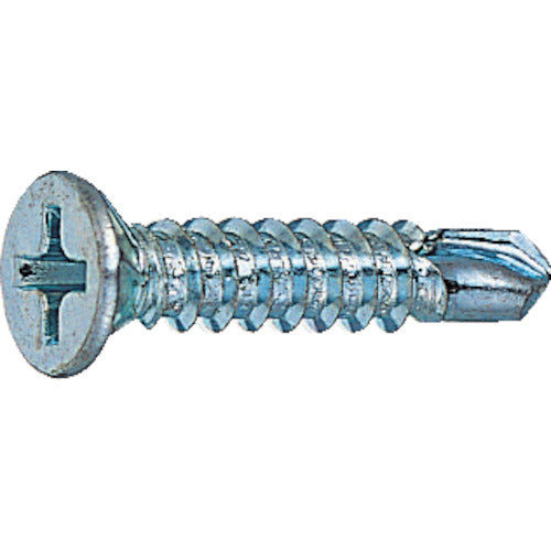 TRUSCO Drill Screw Flexible Nickel-plated M3.8X30 61pcs FSJ-30 1PK